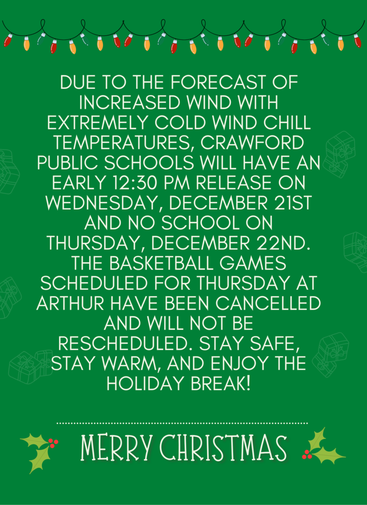 School Release & Closure 12/21-12/22