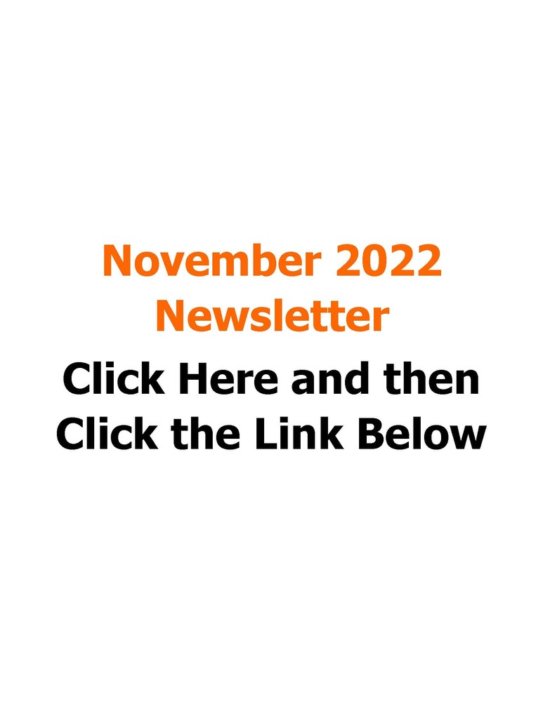 Nov 2022 Newsletter