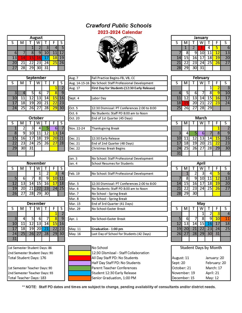 2023-24 School Calendar